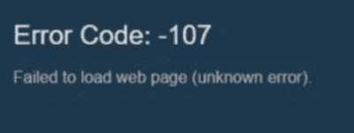 Steam-Failed-to-load-web-page-unknown-error-code-107
